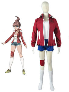 Toussaint Cosplay Costume Danganronpa Asahina Aoi uniforme tissu