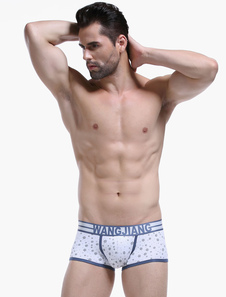 Sexy imprimé Slip coton homme