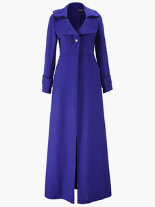 Chic Manteau femme en gabardine color-block avec poches