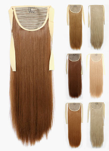 Extension de cheveux multicolore ébouriffée