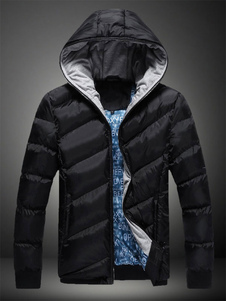 Incroyable Slim Fit coton Mens-padded Jacket