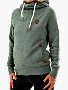 Pull sportwear vêtements journaliers à capuche