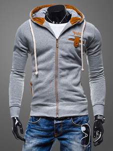 Qualité manches longues à capuche Hoodie de hommes