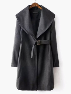 Manteau en acétate de cellulose noir multicouche