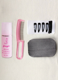 Accessoires de perruque roses synthétique