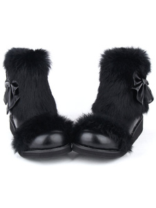Bottes de lolita noires