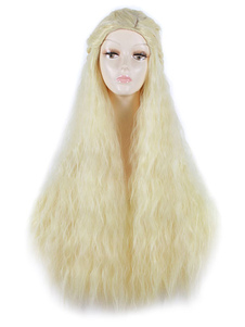 Le Trône de fer perruque longue de Daenerys Cosplay Perruque