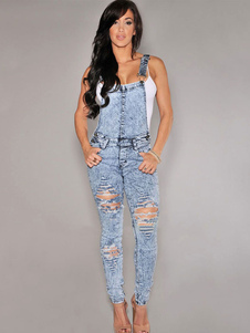 Combinaison pour femme casual bleue c