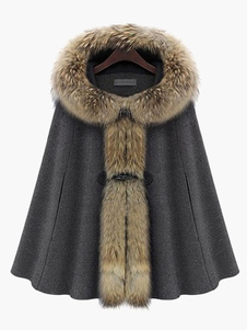 Chic Manteau femme multicouche à capuche