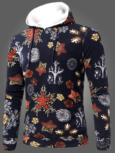 Sweat en coton multicolore imprimé fleuri