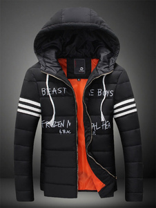 Sweat classique imprimé lettres polyester