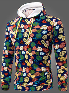 Sweat classique en coton multicolore imprimé fleuri