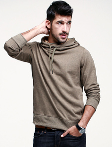 Sweat modeste en coton avec cordon