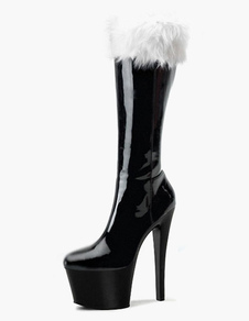 Bottes à bout rond mocassin