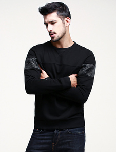 Sweat en coton noir