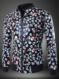 Blouson soutenu en PU Crâne de polyuréthane / PU