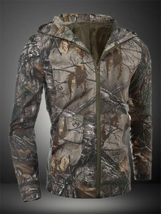 Blouson soutenu en coton gris foncé motif tie-dye