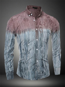 Chemise en coton motif tie-dye