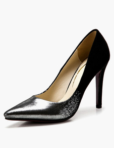 Chaussures de mariée à talons en velours côtelé talons couverts