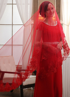 Voile de valse 1 couche en tulle forme d'ovale