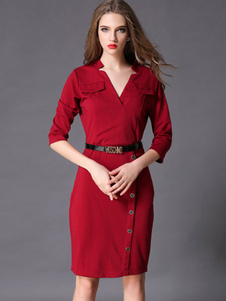 Robe Bodycon de boutons