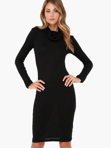 Manches longues tricoté robe Bodycon