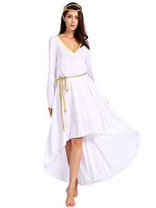 costume Ange synthétique blanc femme