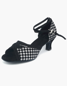 Chaussures de danse latine Paillte à talons épais