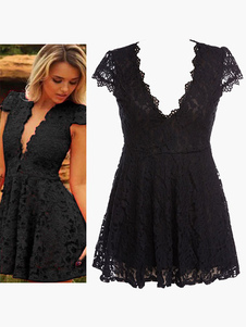 Mini Robe poitrine ouverte col V