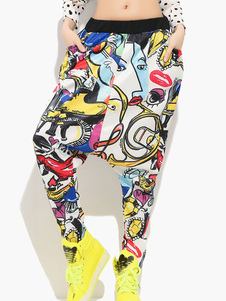 Pantalons de sarouel femme multicolores