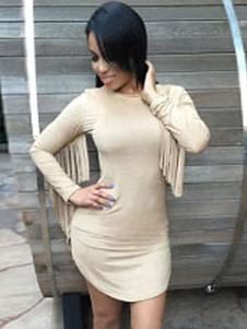 Robe de club coupe asymétrique