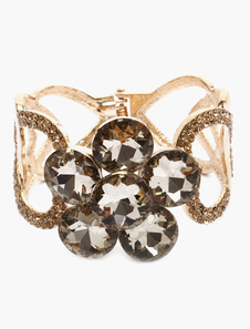 Strass Bracelet est disponible en argent et or