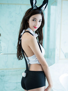 Costume séduisant multicolore en rayonne bicolore creusé