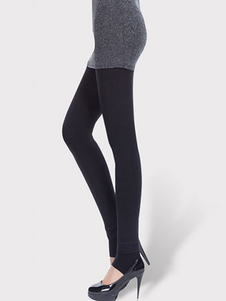 Caleçon de qualité femme casual en spandex noir