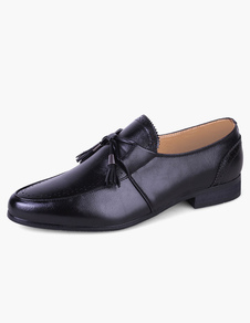 chaussures homme frangé