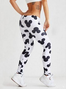 Caleçon féminin noir casual soie de lait impression