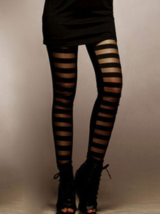 Caleçon femme casual en coton noir bande