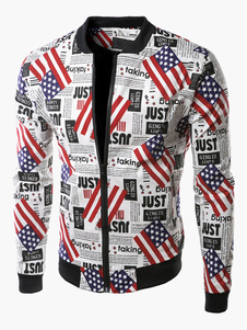 Blouson de qualité imprimé drapeau