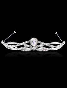 Couronne de métal de Style Palais pour mariée