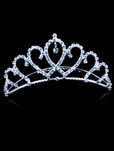 Couronne de métal Strass pour mariée