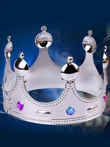 Couronne synthétique blanche du roi