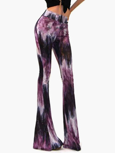 Leggings femmes multicolores sexy motif tie-dye