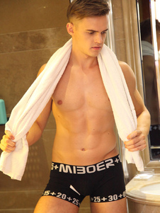 trunk homme en coton multicolore à taille élastique sexy