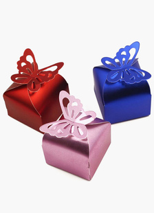 Boîte cadeau d'anniversaire en papier spécial Imprimé papillon