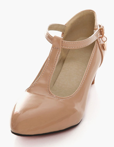 Escarpins à talons prismes fait main ornement métallique