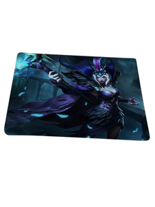 Bleu League Of Legends en caoutchouc Anime Mouse Pad