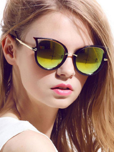 Lunettes des femmes noires à motif chat Pendentif Chat