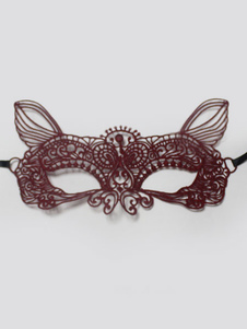 Bourgogne masque synthétique pour les femmes