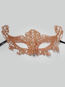 Masque synthétique orange pour les femmes