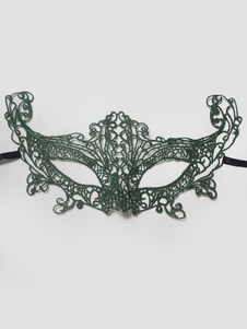 Masque synthétique vert pour les femmes